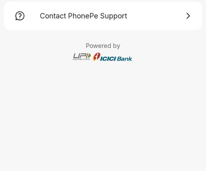 PhonePe Support and Footer